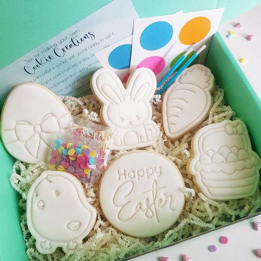 Easter Paint Your Own Cookies gift box