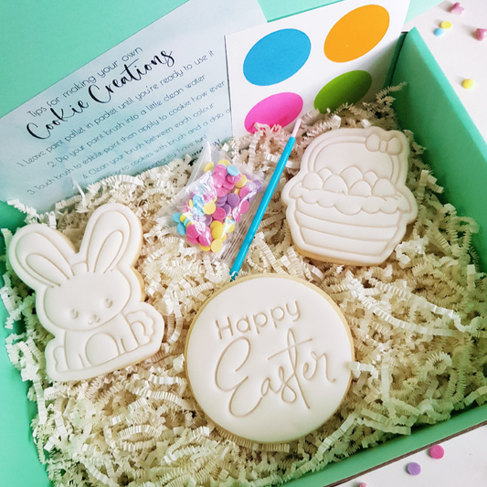 Easter Paint Your Own Cookies gift box