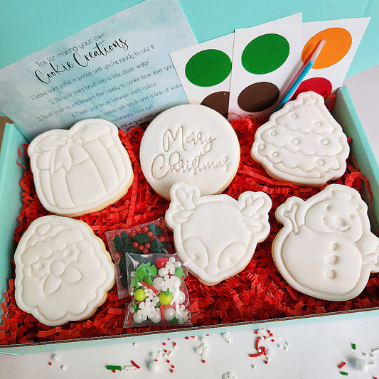 Paint Your Own Christmas Cookies for Santa
