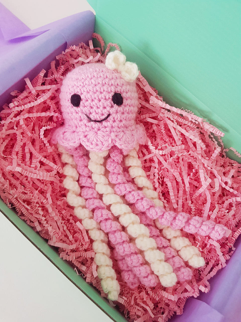 Crochet Octopus Gift Box