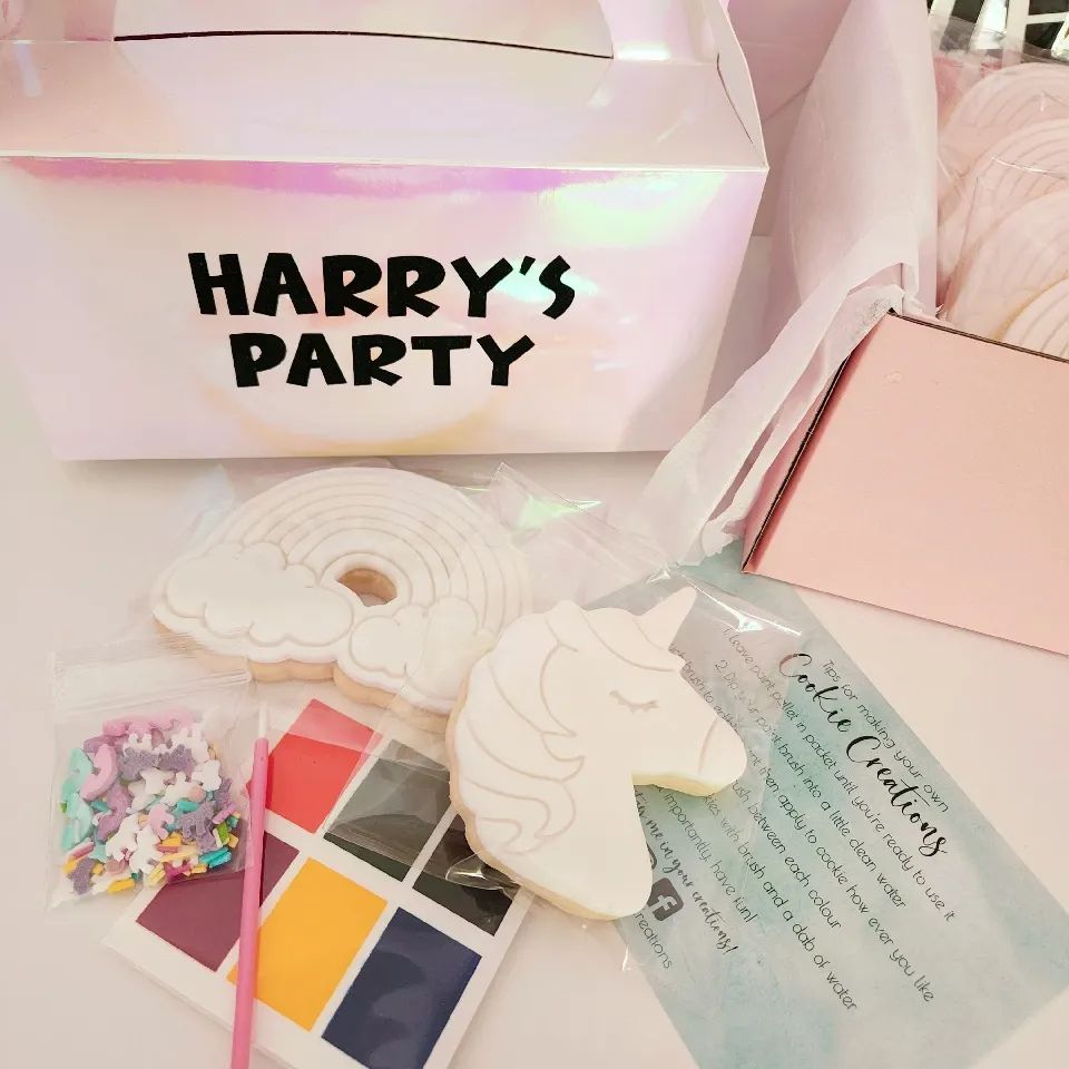 Paint Your Own Cookies: Personalised Party Packs